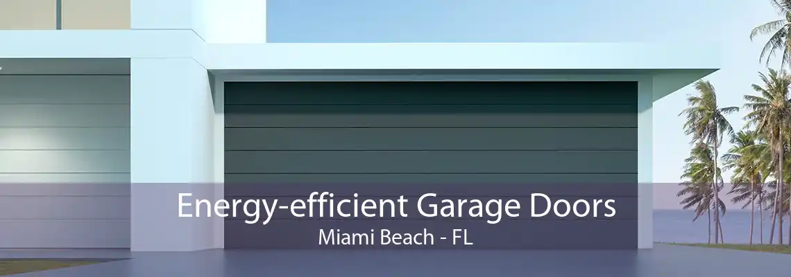 Energy-efficient Garage Doors Miami Beach - FL