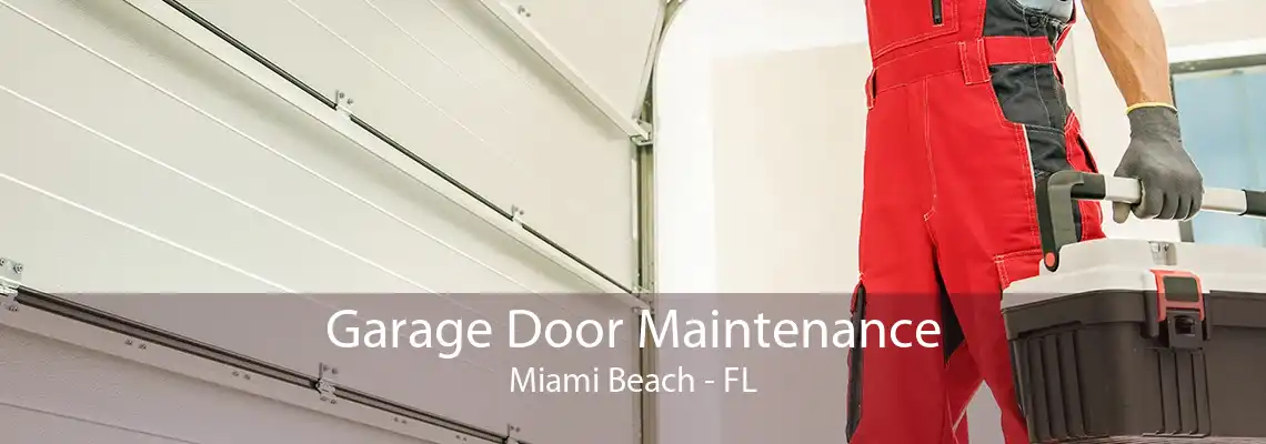 Garage Door Maintenance Miami Beach - FL