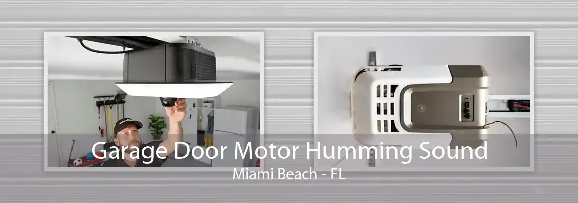 Garage Door Motor Humming Sound Miami Beach - FL