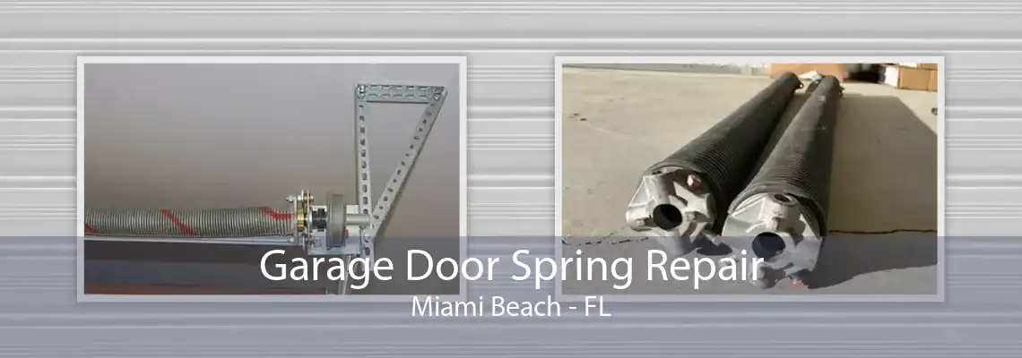 Garage Door Spring Repair Miami Beach - FL