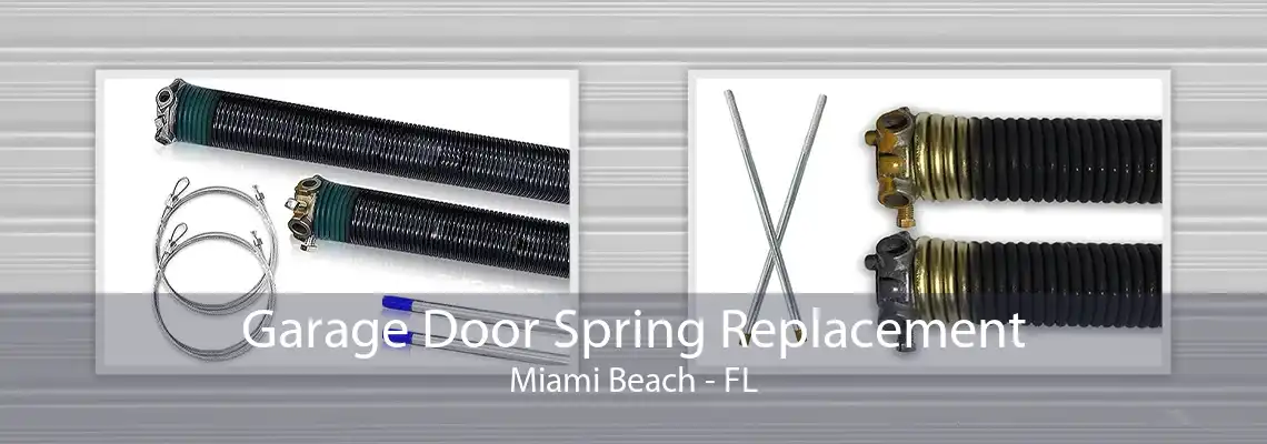 Garage Door Spring Replacement Miami Beach - FL