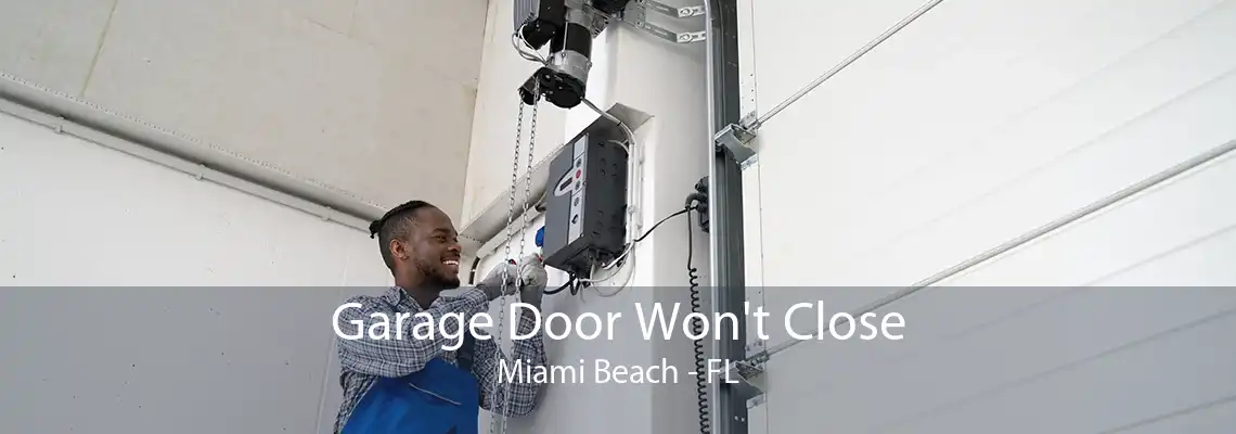 Garage Door Won't Close Miami Beach - FL