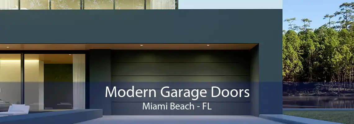 Modern Garage Doors Miami Beach - FL