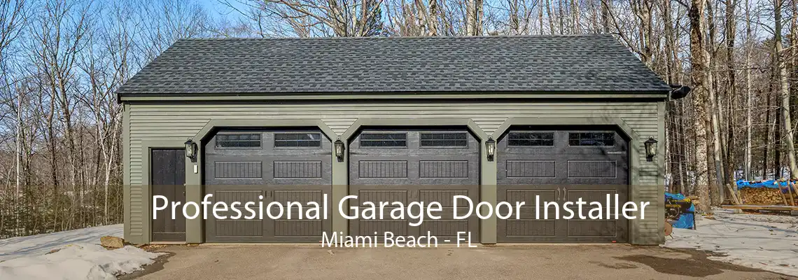 Professional Garage Door Installer Miami Beach - FL